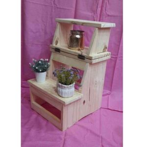 banco escalera art 750 42 cm x 40cm x 49 cm