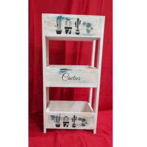 organizador pino pintado captus art 3116 de 44 cm x 30 cm x 90 cm